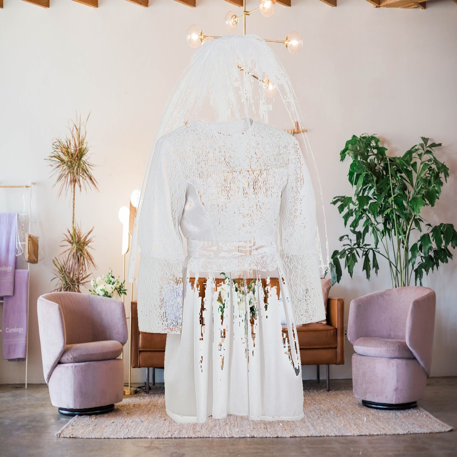 Lace Dress - Kostum untuk Anak Perempuan, Gaun Berenda