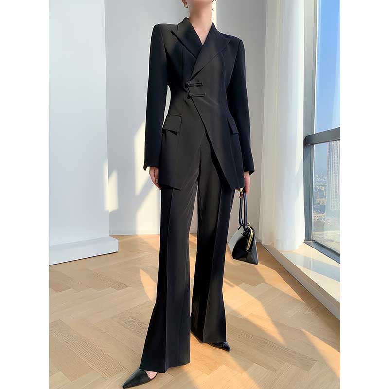 Womens Blazer - Setelan Celana Wanita Allingentle 2 Potong,