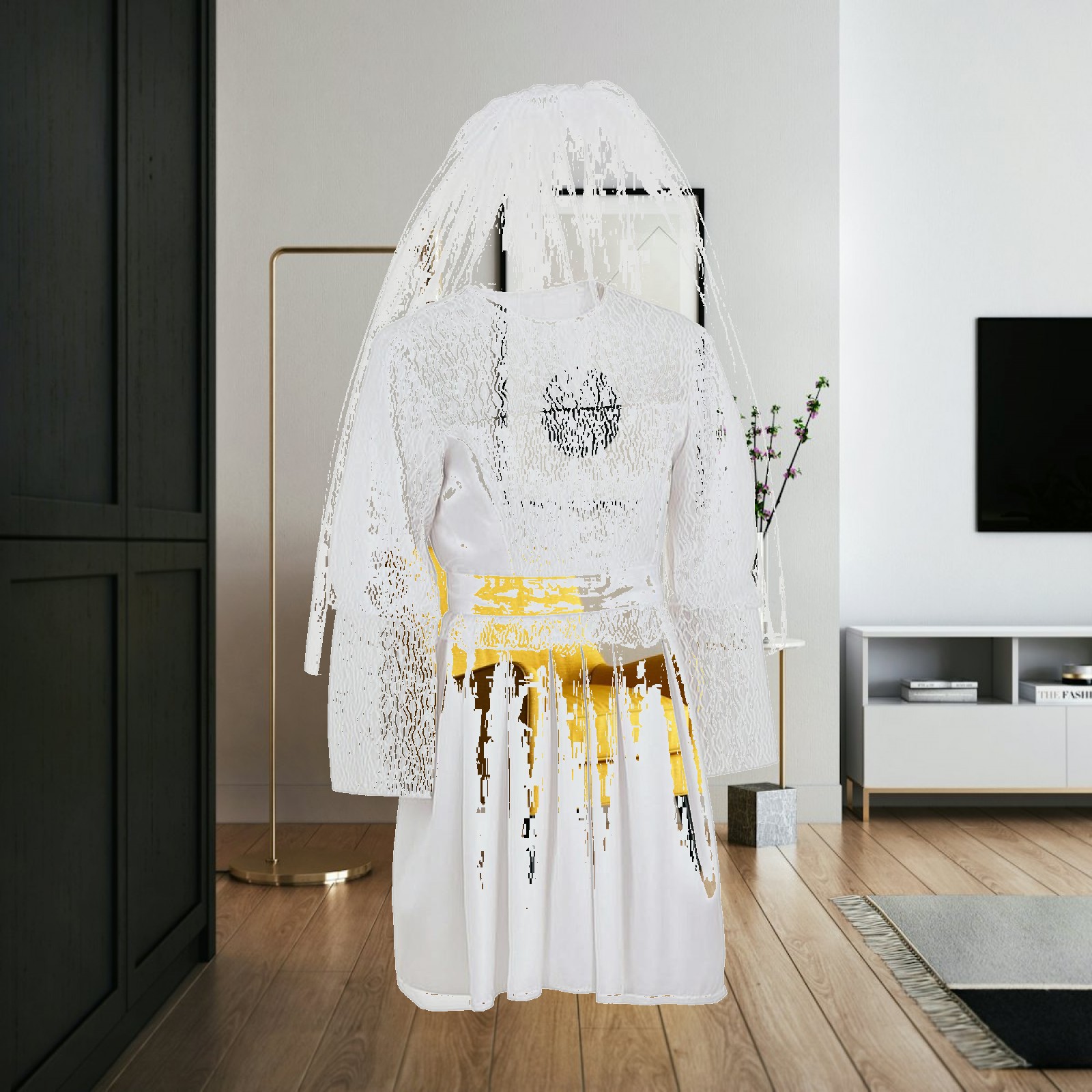 Set Aksesori Kostum, Gaun deng - Lace Dress ulasan dan harga