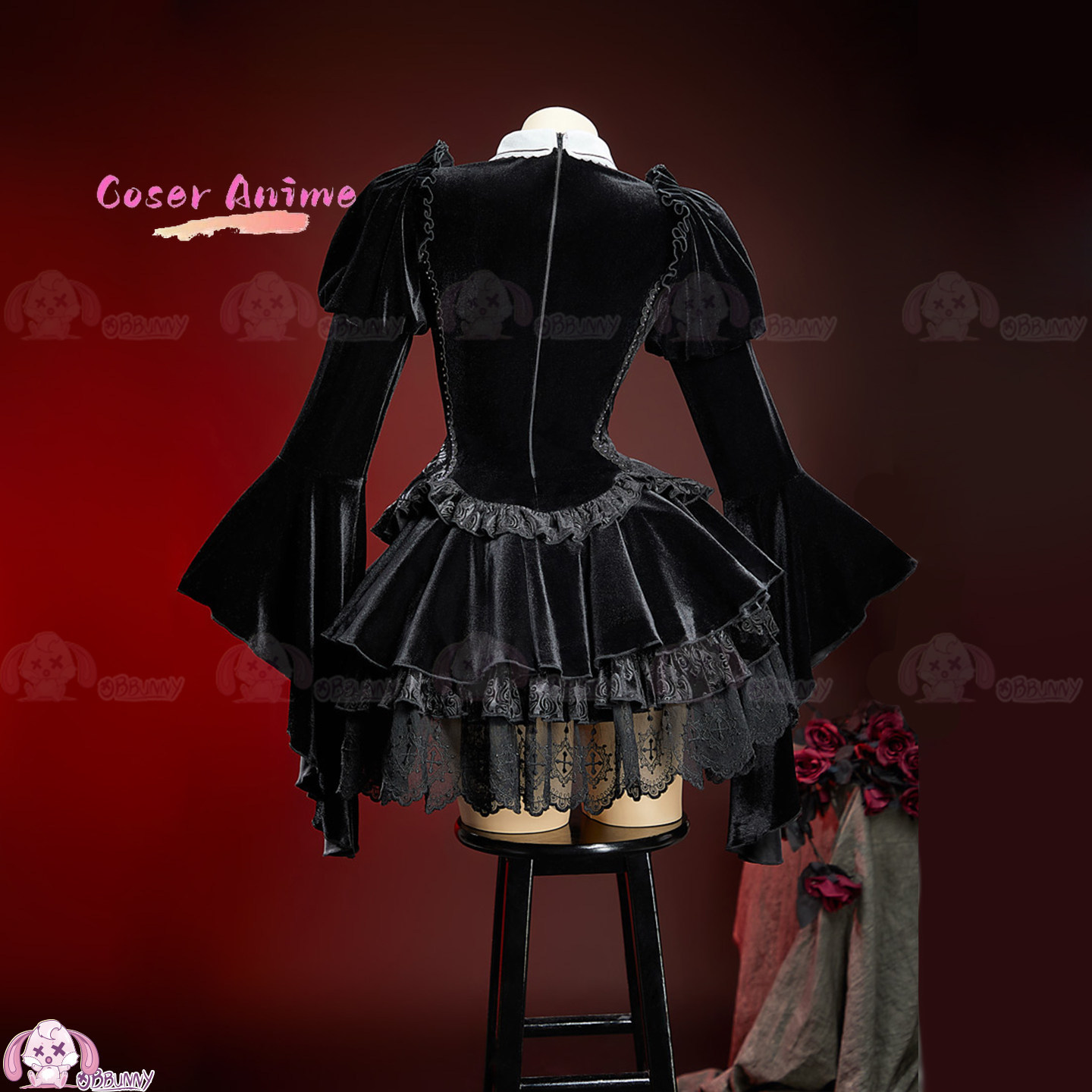 Gaun Gothic Lolita Black Swan  - Formal Dress ulasan dan harga