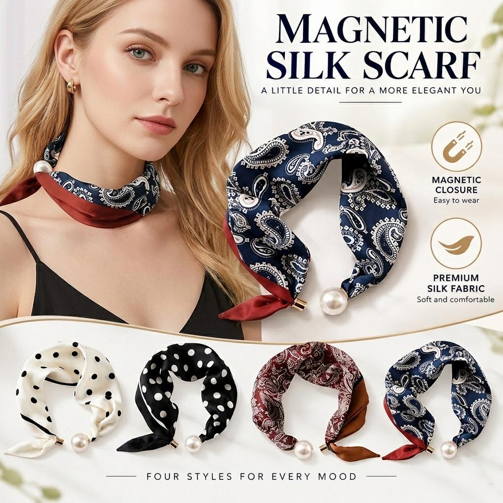 Syal Sutra dengan Hiasan Mutia - Silk Blouse ulasan dan harga