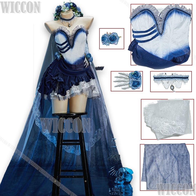 Gaun Cosplay Halloween Pengant - Formal Skirt ulasan dan harga