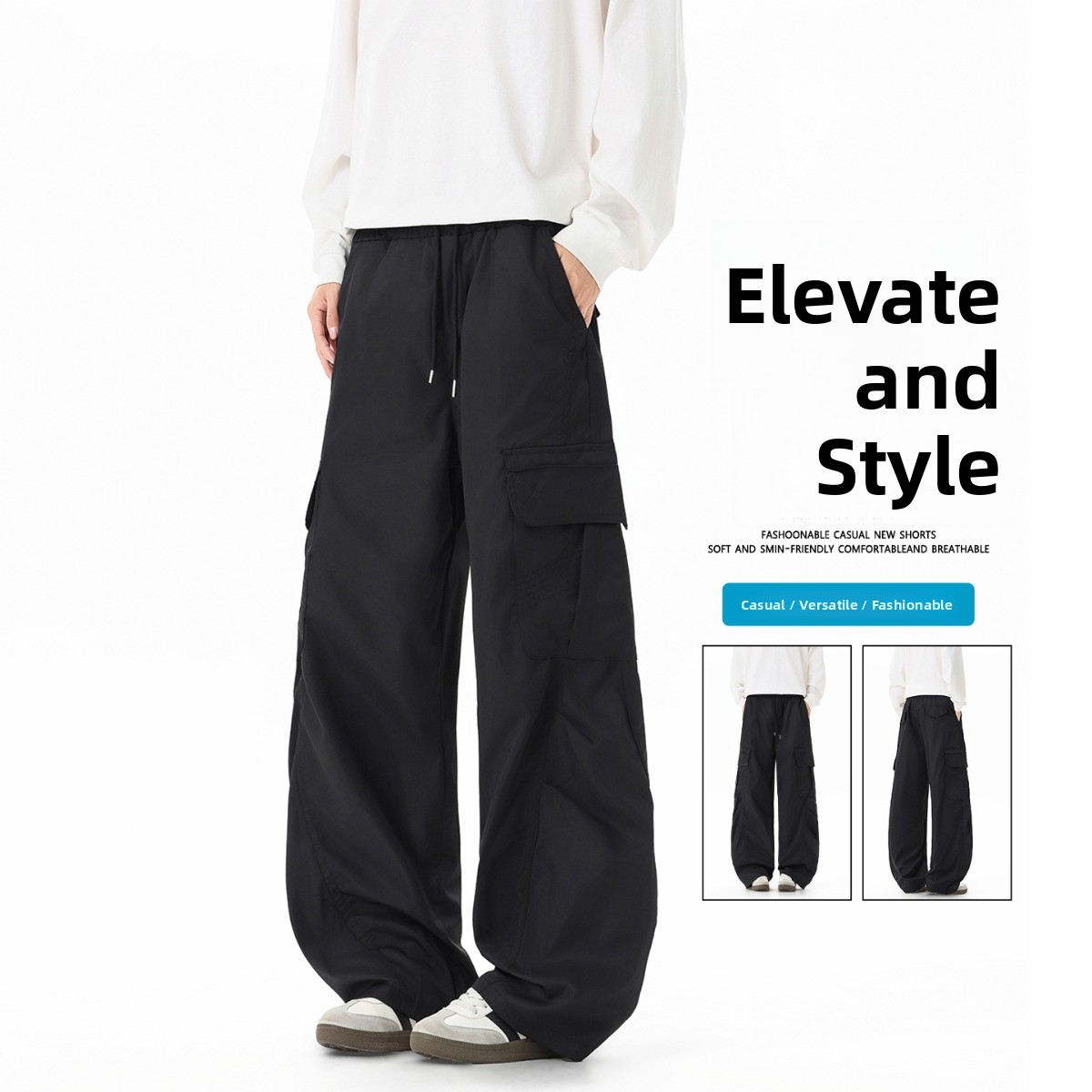 Celana Olahraga 3D yang Trendi - Tailored Trouser Wide ulasan dan harga